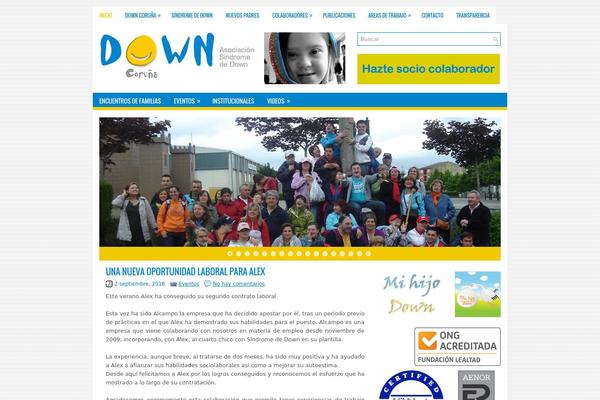 downcoruna.org site used Down