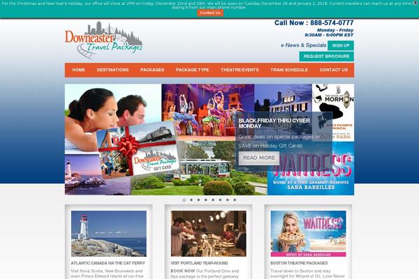Travel theme site design template sample