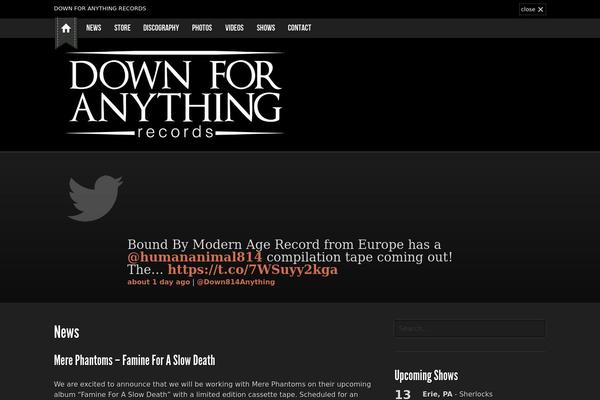 downforanything.com site used Live-pack-1.5.2
