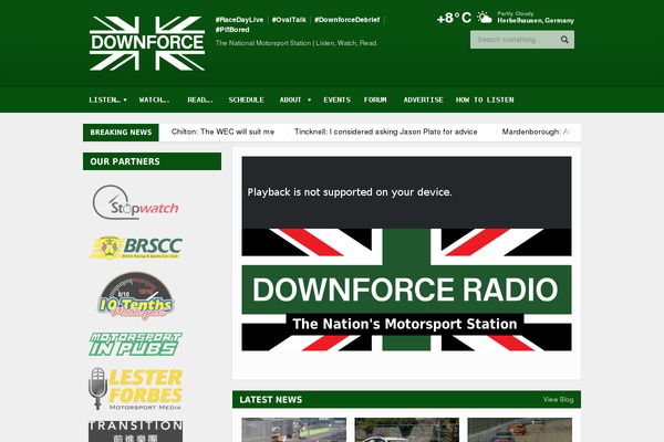Allegro theme site design template sample