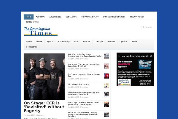 Newswire theme site design template sample