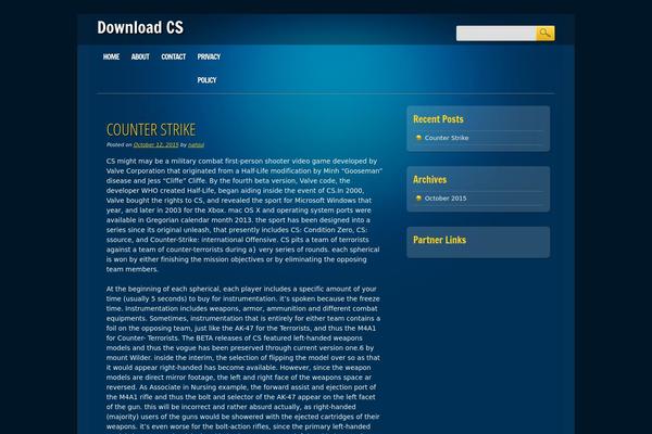 Simple Life theme site design template sample