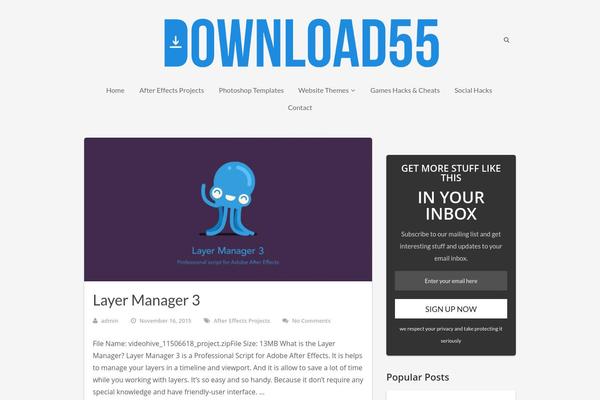 Yosemite theme site design template sample