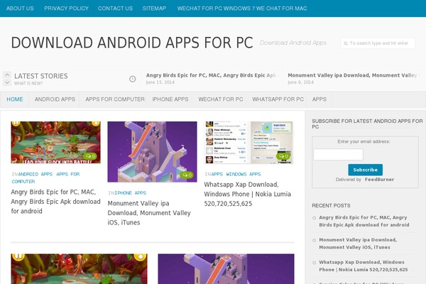 News theme site design template sample