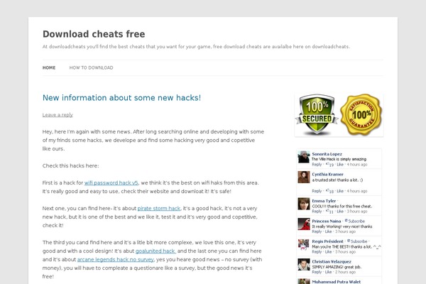 Twenty Twelve theme site design template sample