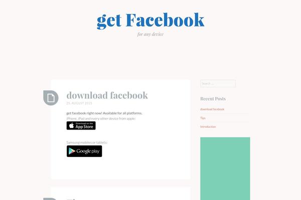 Sobe theme site design template sample