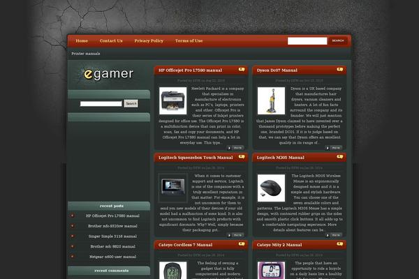 Valenti theme site design template sample