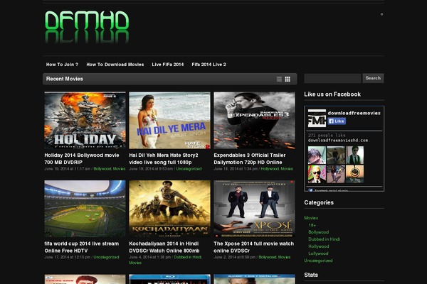 Videozoom theme site design template sample