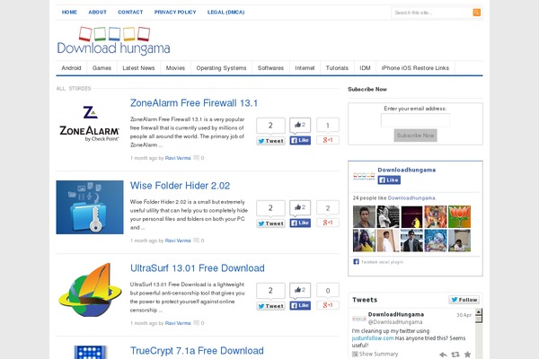 downloadhungama.com site used Freshlife