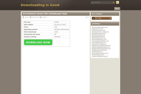 Chocolate-lite theme site design template sample