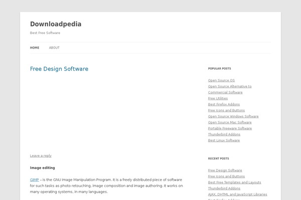 WordPress website example screenshot