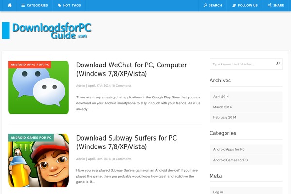 Splash theme site design template sample