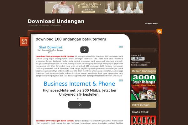 ChocoTheme theme site design template sample