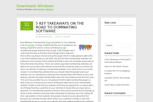Contango theme site design template sample