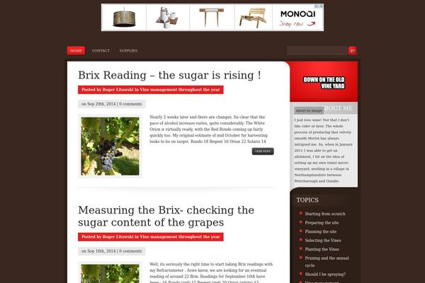Basic theme site design template sample