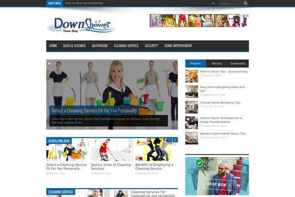 Jarida theme site design template sample