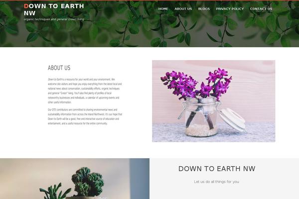 Presence theme site design template sample