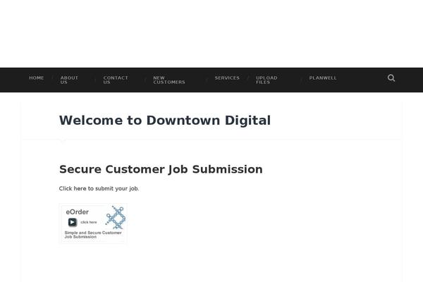 Baskerville theme site design template sample