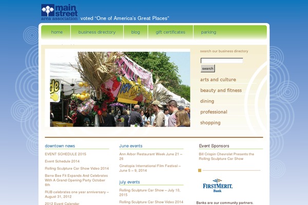 downtownannarbor.org site used Mainstaa