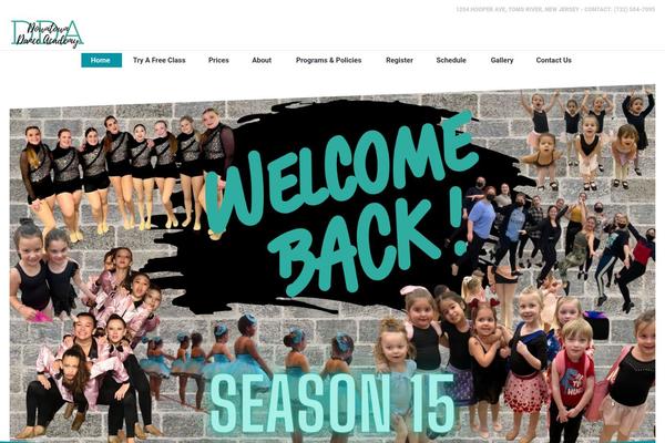 Dance-studio theme site design template sample