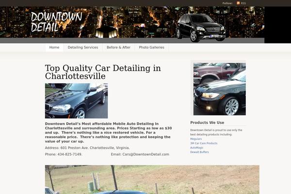 Titan theme site design template sample