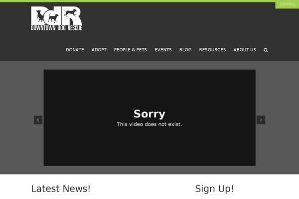Site using Petfinder Listings plugin