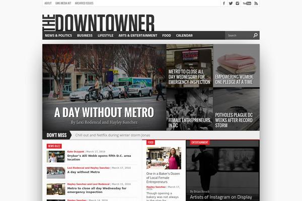 Hot Topix theme site design template sample