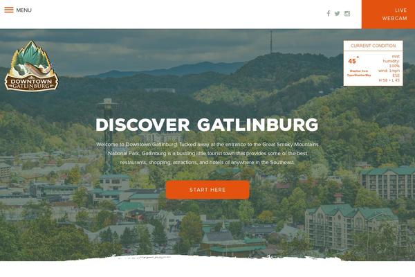 downtowngatlinburg.com site used Dtg
