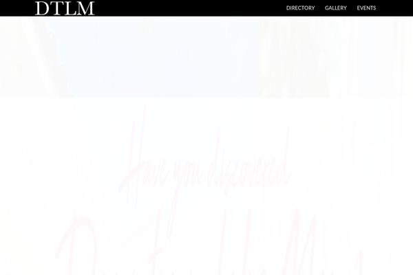 Downtown theme site design template sample