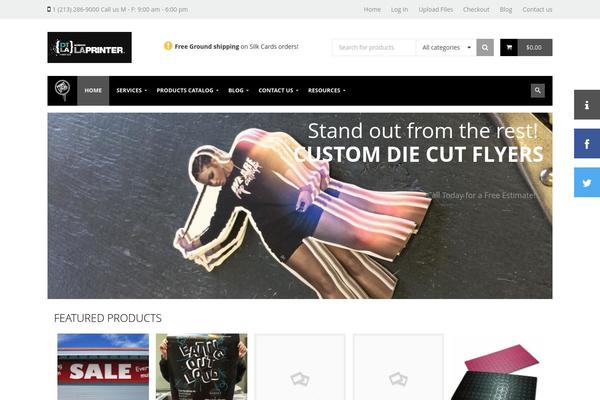 Flatmarket theme site design template sample