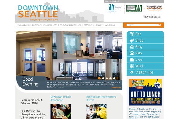 dsa theme websites examples