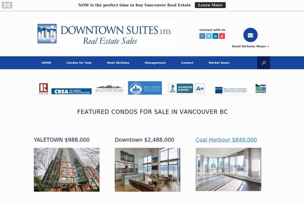 downtownsuites.com site used Vantage