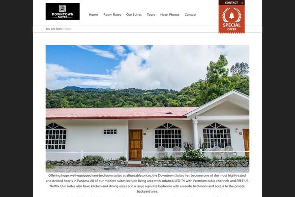 Guesthouse theme site design template sample