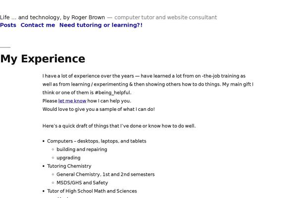 Twenty Nineteen theme site design template sample