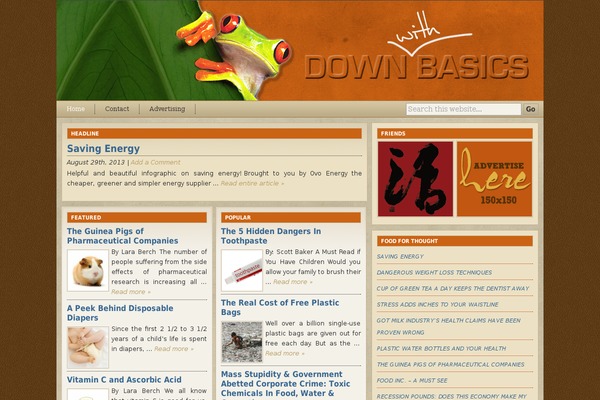 Cover WP theme site design template sample