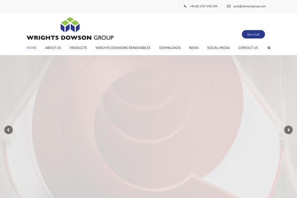 Constructo theme site design template sample