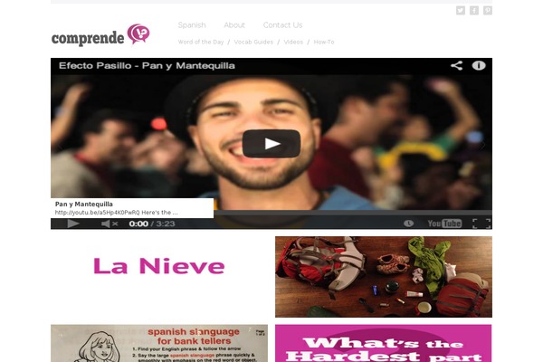 doyoucomprende.com site used Minimalisttheme