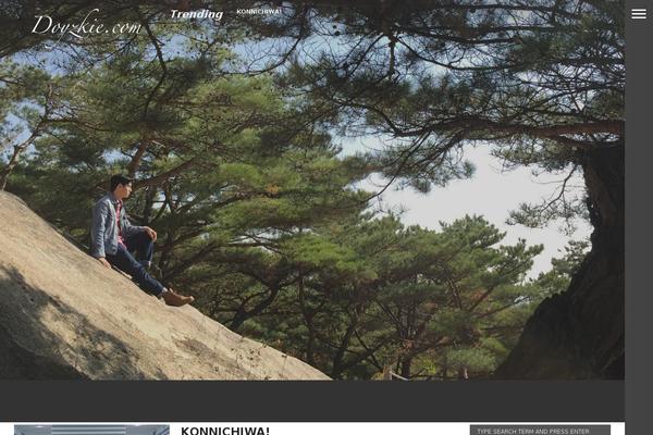 Devoe theme site design template sample