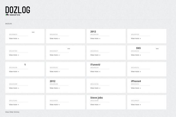 Gridly theme site design template sample