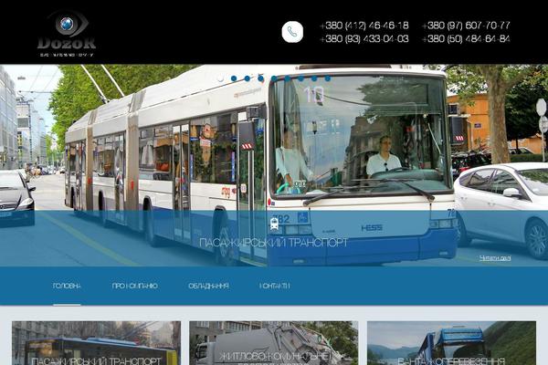 Site using NIVO slider light plugin