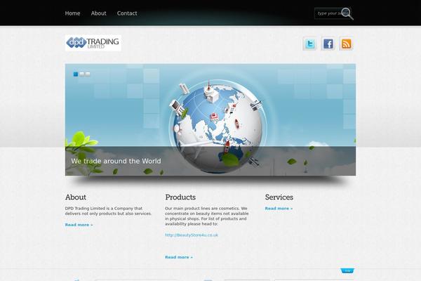 Boldy theme site design template sample