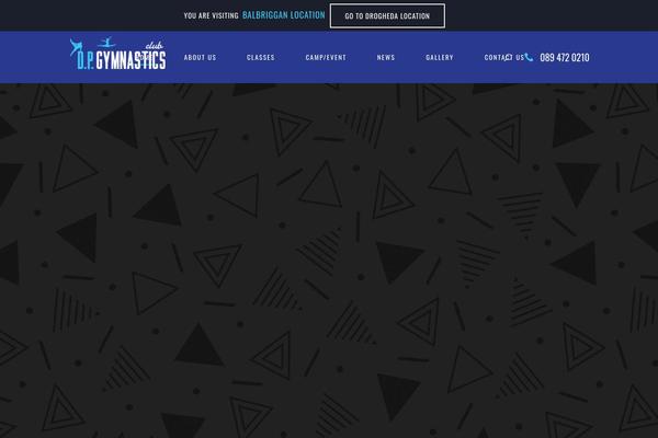 Vibez theme site design template sample
