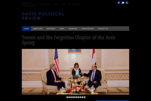 The Newswire theme site design template sample