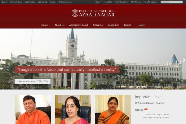 University theme site design template sample