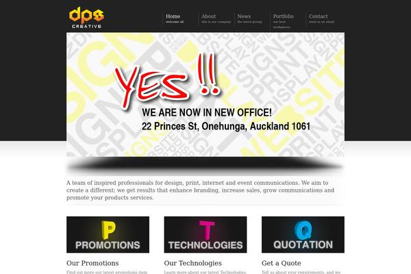 dpscreative.co.nz site used Dps