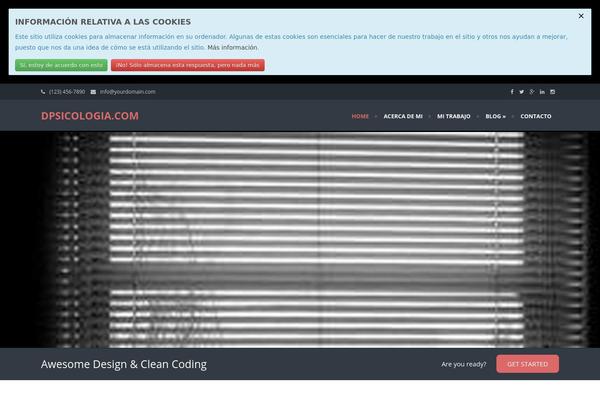 Terrifico theme site design template sample