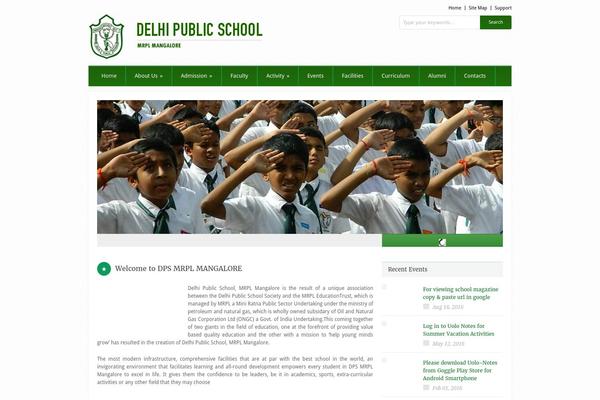 Grand College theme site design template sample
