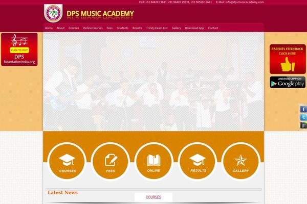 Dps theme site design template sample