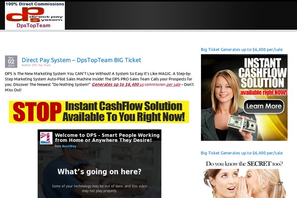 dpstopteam.com site used Encounters Lite