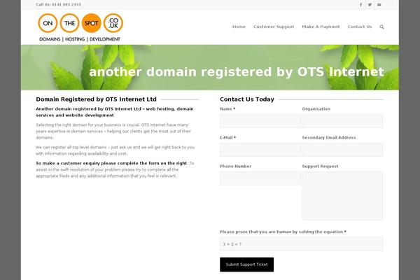 Enfold 2 theme site design template sample
